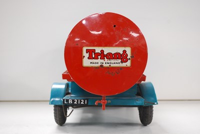 Lot 344 - A Scarce Unboxed Tri-ang TM7213 Pressed Steel #204 Shell Petrol Tanker