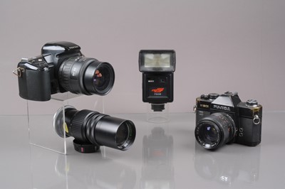 Lot 550 - Two SLR Cameras