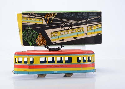 Lot 390 - A boxed 'EMU Tramways' floor-running Tramcar by East European maker