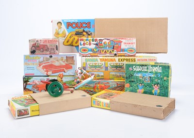 Lot 394 - Indian Tinplate Toys by Shri Ganesha