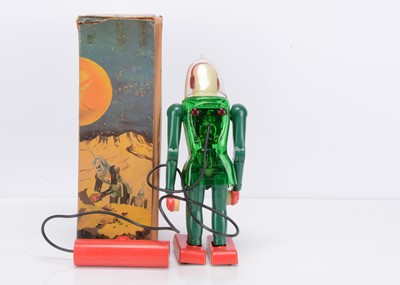 Lot 451 - A Dux (West Germany) Astroman Plastic Battery-Operated Remote Control Robot