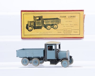 Lot 555 - Britains very rare pre WW2 only 60F 6-wheel Farm lorry