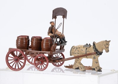 Lot 609 - Taylor & Barrett Brewer's Dray complete with horse