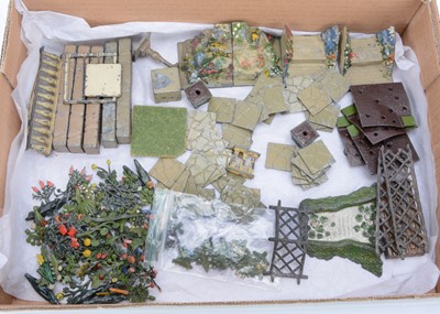 Lot 619 - Britains lead My Garden comprising rockery (4)