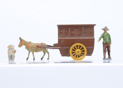 Lot 621 - Charbens Organ Grinder with Gypsy and camel, with incorrect (Taylor & Barrett) monkey