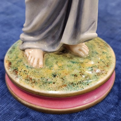 Lot 46 - A pair of Royal Worcester porcelain figures of "Sorrow & Joy" after James Hadley
