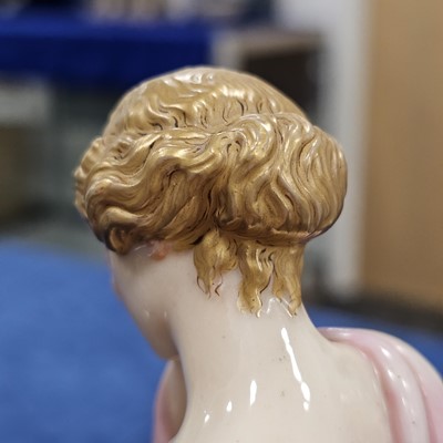 Lot 46 - A pair of Royal Worcester porcelain figures of "Sorrow & Joy" after James Hadley