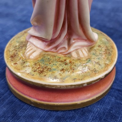 Lot 46 - A pair of Royal Worcester porcelain figures of "Sorrow & Joy" after James Hadley