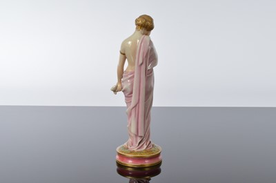 Lot 46 - A pair of Royal Worcester porcelain figures of "Sorrow & Joy" after James Hadley