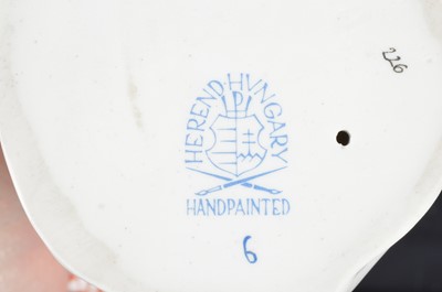 Lot 93 - A Herend porcelain figure of an owl