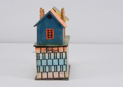 Lot 191 - A mid to late 19th century Erzgebirge small belt crank toy