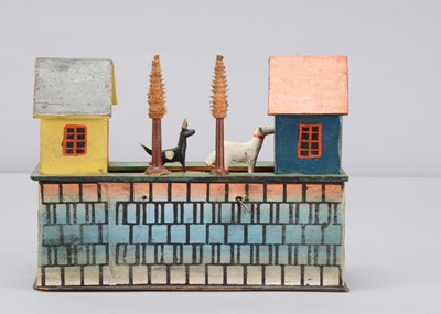 Lot 191 - A mid to late 19th century Erzgebirge small belt crank toy
