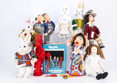Lot 6 - Ten home-made Toys from Alice in Wonderland
