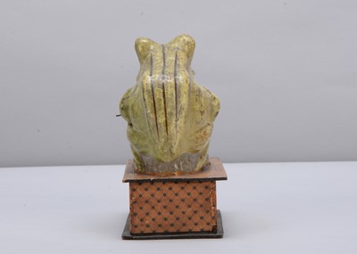 Lot 231 - A mid to late 19th century Thüringen frog eating fly crank handled ‘eater’