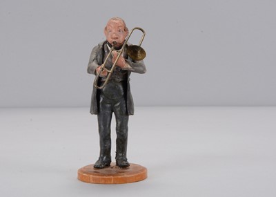 Lot 410 - A mid 19th century Sonneberg composition eight piece band