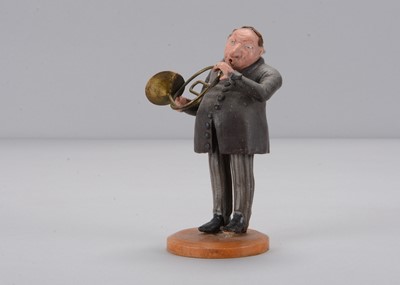 Lot 410 - A mid 19th century Sonneberg composition eight piece band
