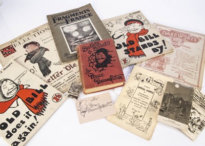 Lot 47 - Bruce Bairnsfather’s Old Bill ephemera