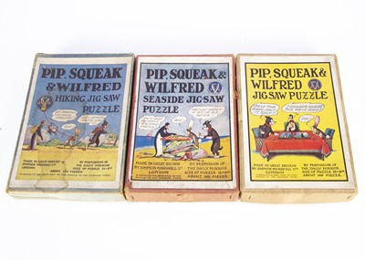Lot 64 - Three Simpkin Marshall Ltd Pip Squeak & Wilfred jig-saw puzzles