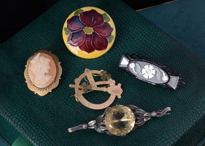 Lot 66 - A collection of brooches