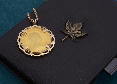 Lot 116 - A Canadian 100 dollar gold coin