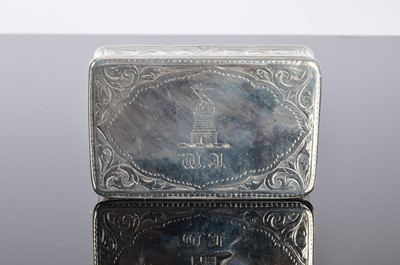 Lot 211 - A Victorian silver snuff box by FM