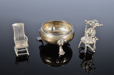 Lot 246 - Three collectable silver items