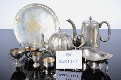 Lot 247 - A small collection of silver and silver plated items