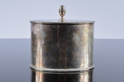 Lot 255 - A George III silver tea caddy by Charles Aldridge & Henry Green