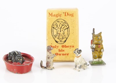 Lot 108 - A British cast-metal Fido the Magic Dog