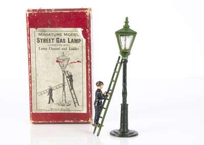 Lot 115 - A John Hill & Co hollow-cast lead Street Gas Lamp