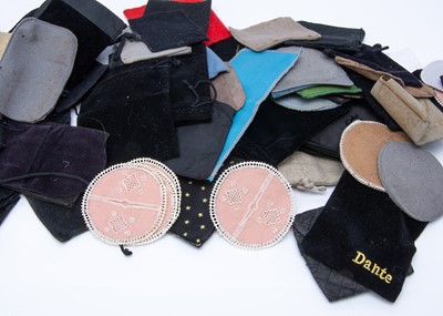 Lot 359 - A large quantity of cloth and fabric compact pouches