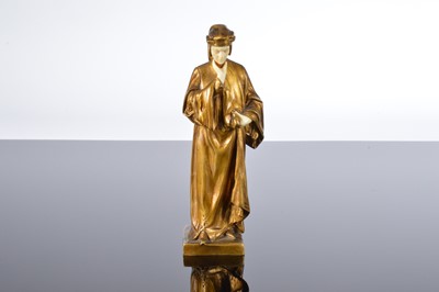 Lot 580 - A fine Art Deco figure after Affortunato Gory