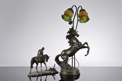 Lot 584 - Two second half 20th century horse related items