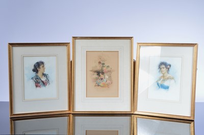Lot 598 - Vittorio Tessari (1860-1940) and E. Wake Cook
