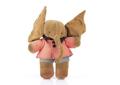 Lot 179 - A rare Alpha Farnell Mumfie elephant 1930s