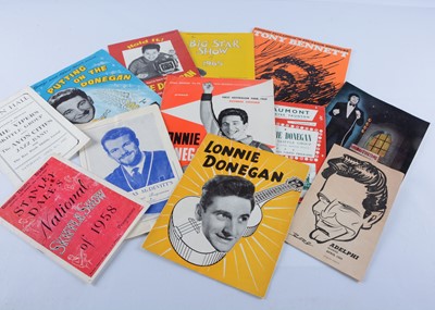 Lot 386 - Lonnie Donegan / Skiffle Programmes