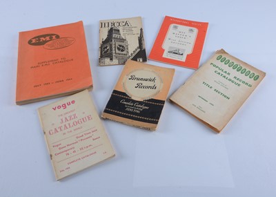 Lot 393 - Record Company Catalogues plus