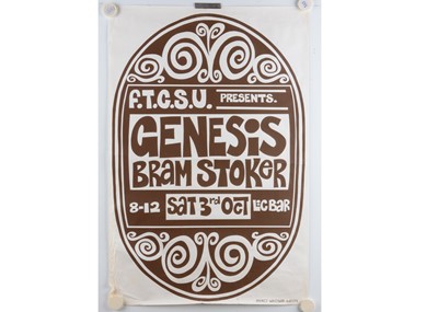 Lot 414 - Genesis Concert Poster
