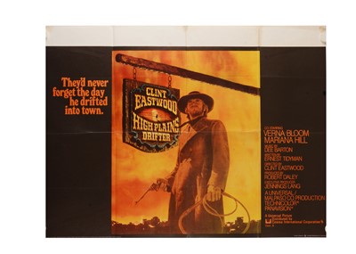 Lot 420 - High Plains Drifter (1973) UK Quad Poster