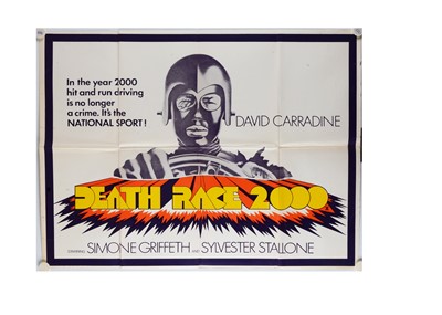 Lot 428 - Death Race 2000 (1975) UK Quad poster