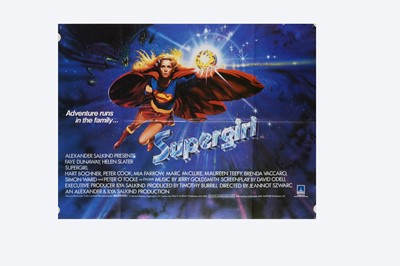 Lot 439 - Supergirl (1984) UK Quad Poster