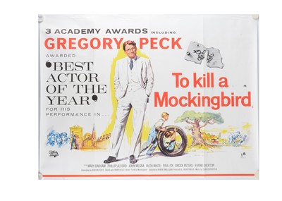 Lot 445 - To Kill A Mockingbird (1964) Quad Poster