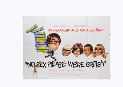 Lot 454 - No Sex Please We're British (1973) UK Quad Poster