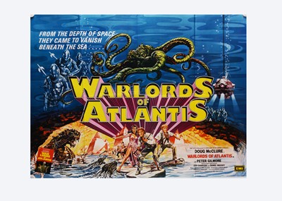 Lot 462 - Warlords of Atlantis (1978) UK Quad Poster