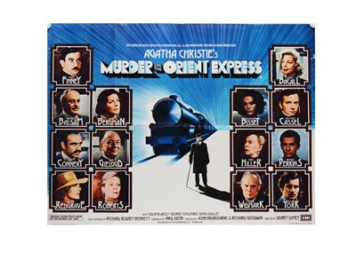 Lot 468 - Murder on the Orient Express (1974) UK Quad Poster / Press Pack