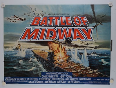 Lot 475 - The Battle Of Midway (1976) UK Quad Poster