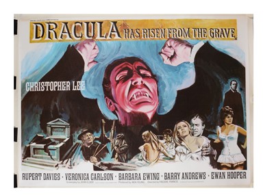 Lot 479 - Dracula Has Risen From The Grave (1968) UK Quad Poster