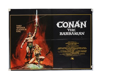 Lot 481 - Conan The Barbarian (1982) UK Quad Poster