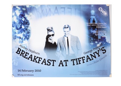 Lot 489 - Breakfast At Tiffany's (2010 rr) UK Quad Poster