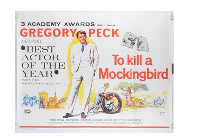 Lot 498 - To Kill A Mockingbird (1964) Quad Poster